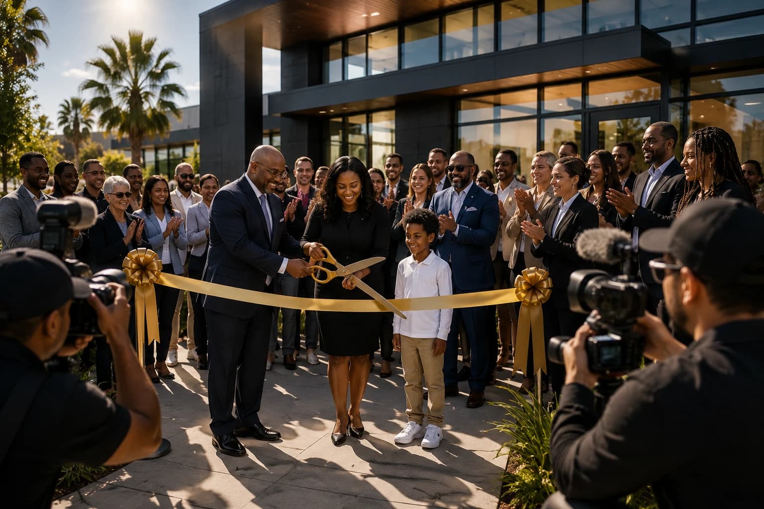 A new community space opens with support from local leaders