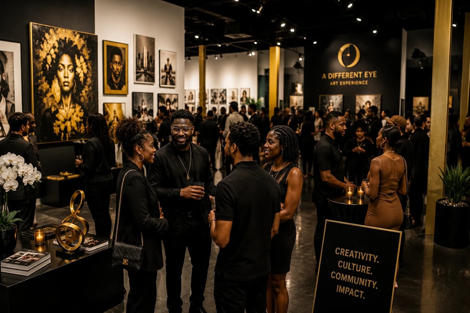 Art gallery event